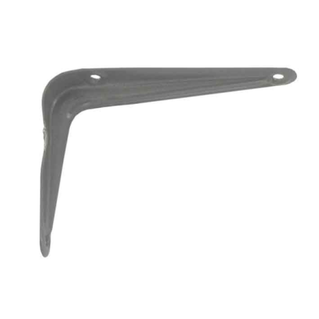 Console emboutie laquée grise 200x250mm