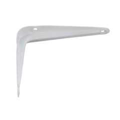 Console emboutie laquée blanche 125x150mm