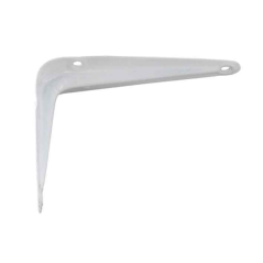 Console emboutie laquée blanche 350x400mm