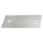 Plaque multi trous galvanisée sendzimir 200x80x2mm