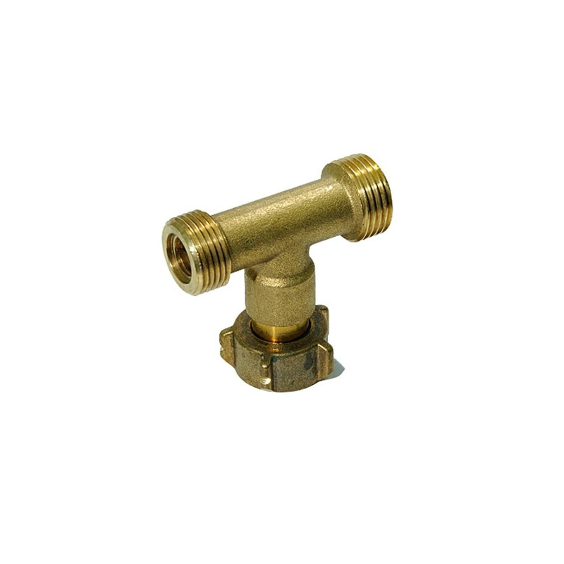Raccord T ecrou bouteille f*m*m 20x150mm