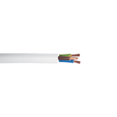 Câble H05VV-F 3G1.5mm² blanc souple v/ml