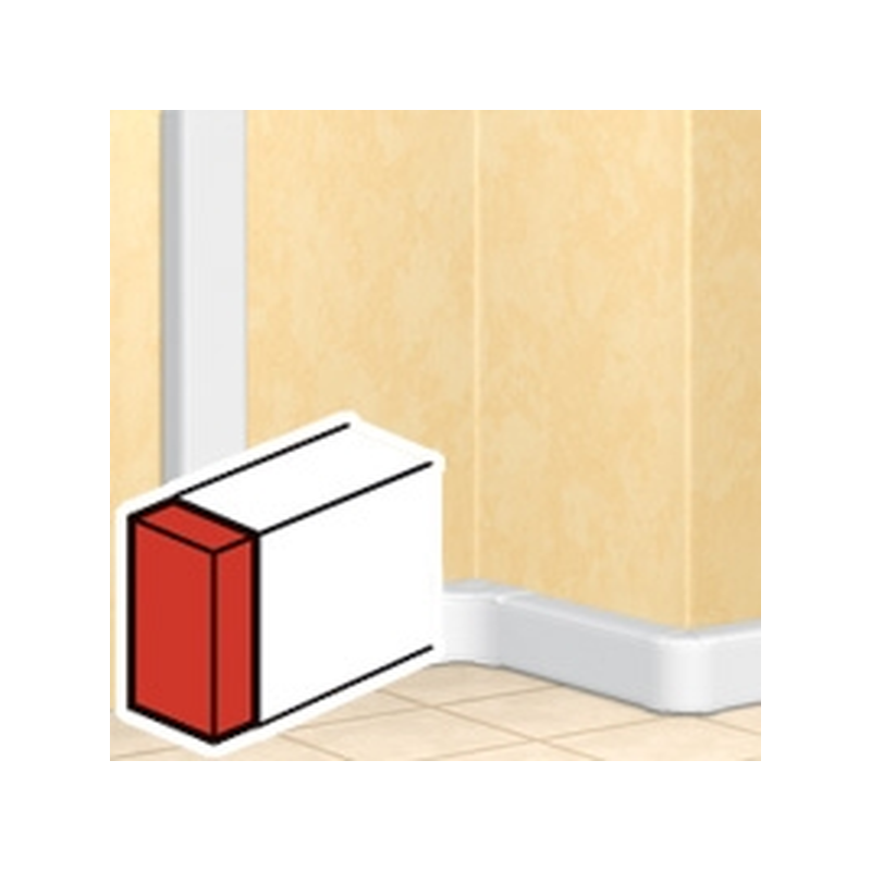 Embout de goulotte DLP 35x105mm blanc