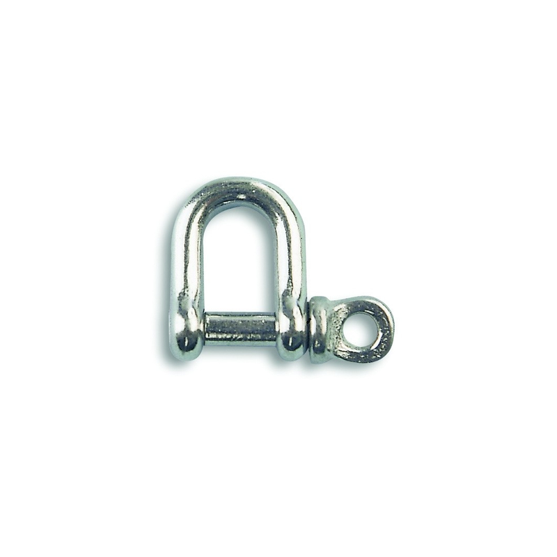 Manille droite inox D.8mm 16mm 250kg