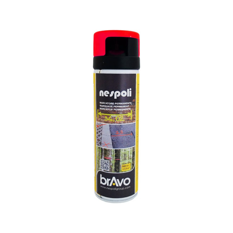 Aerosol marquage permanent rouge fluo 0.5l