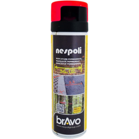Aerosol marquage permanent rouge fluo 0.5l