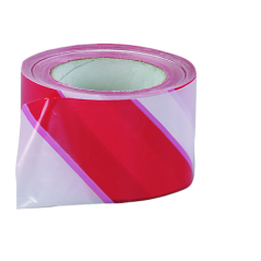 Ruban de balisage blanc / rouge 200m x 7cm