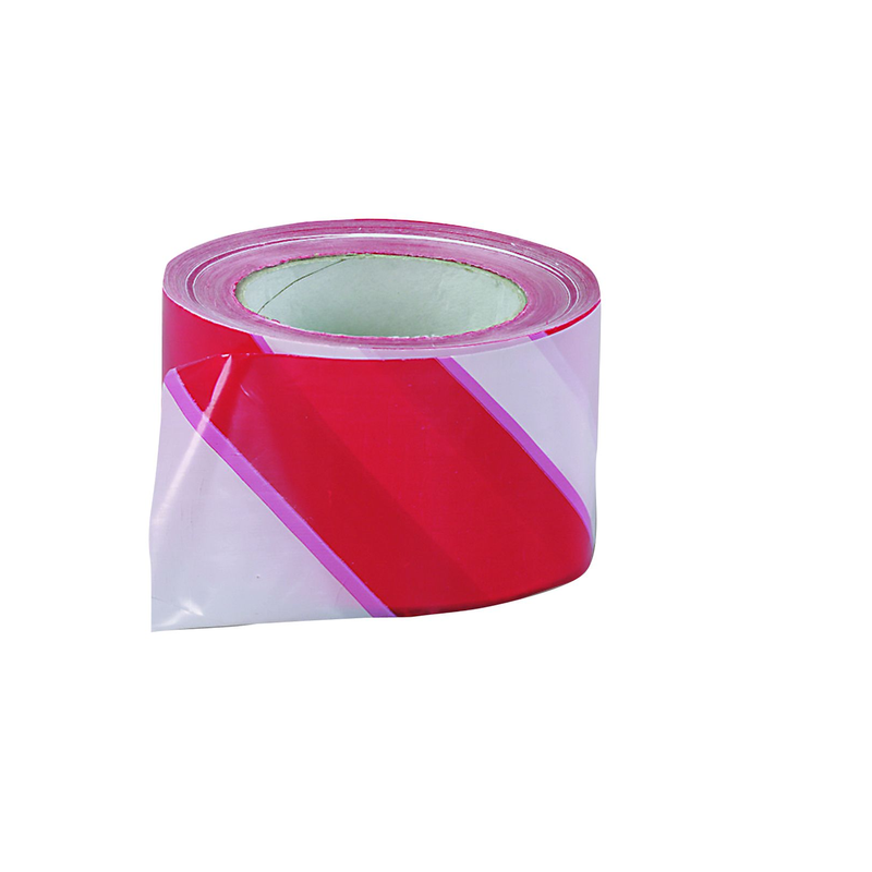 Ruban de balisage blanc / rouge 200m x 7cm