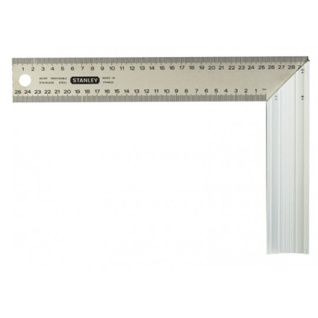 Équerre de menuisier 250mm alu/inox