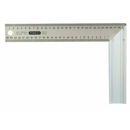 Équerre de menuisier 300mm alu/inox