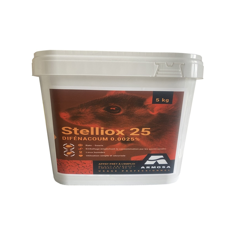 Raticide difenacoum seau 5kg