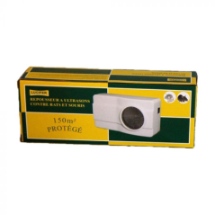 Repousseur ultrason rat et souris pour 150m²