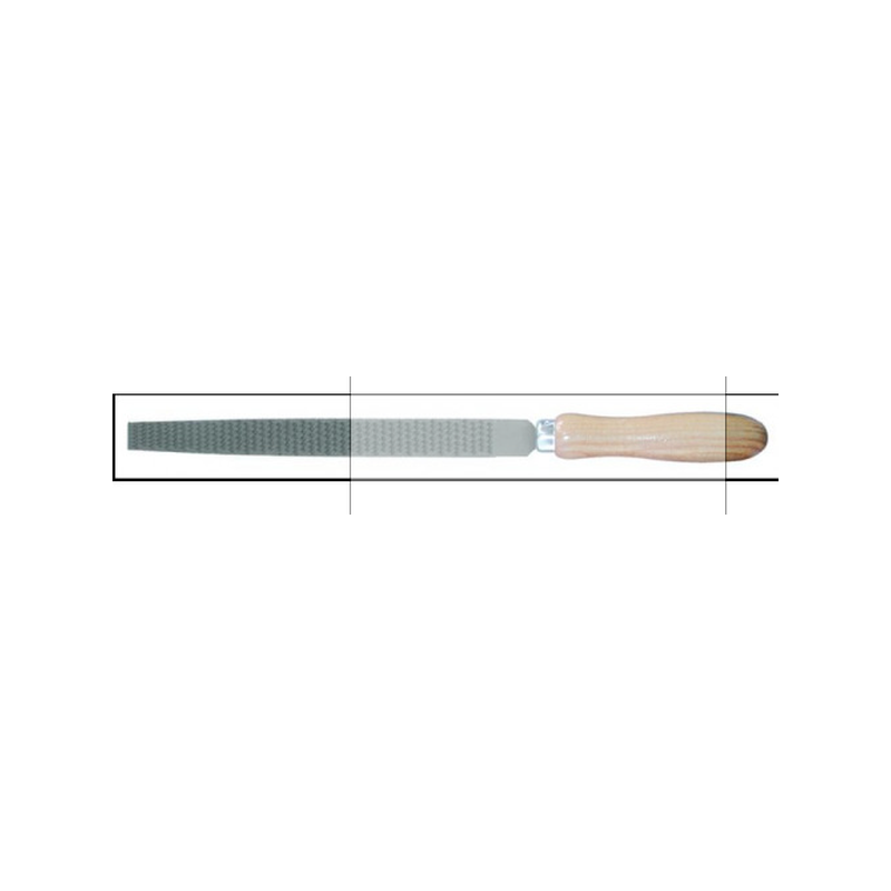 Râpe à bois plate batarde 200mm