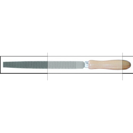 Râpe à bois plate batarde 200mm