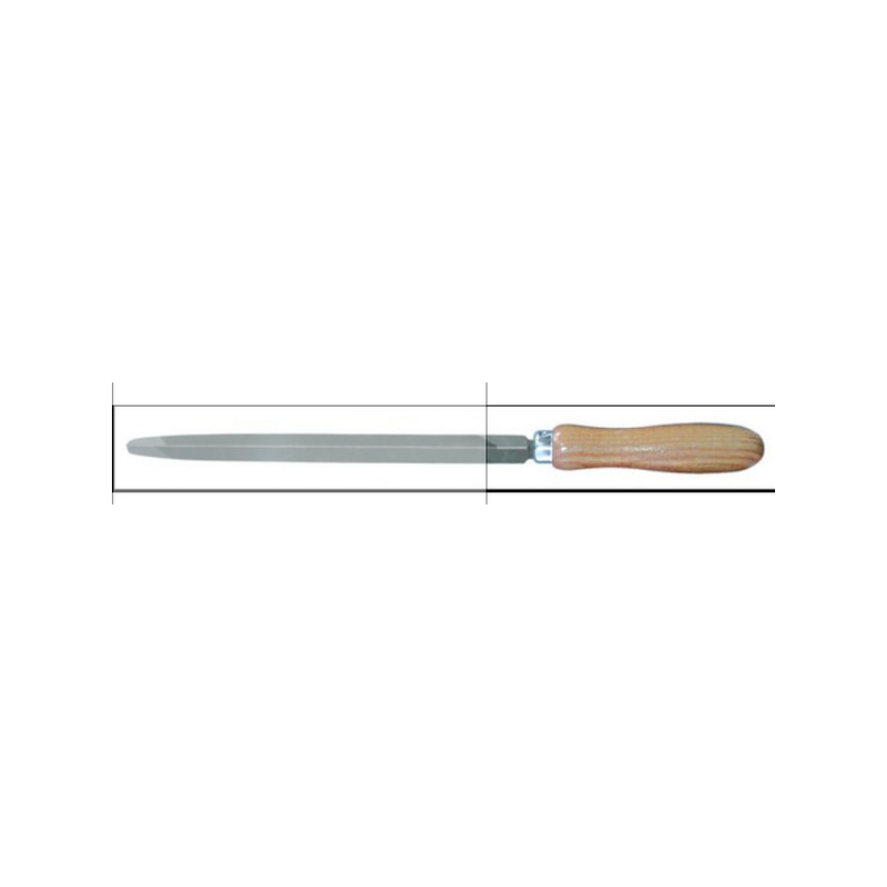 Tiers point 200mm manche bois