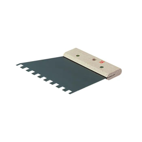 Couteau à colle dents carrées 10x10mm 25cm