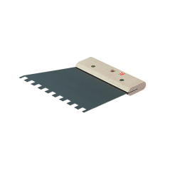 Couteau à colle dents carrées grand carrelage 6x6mm 18cm