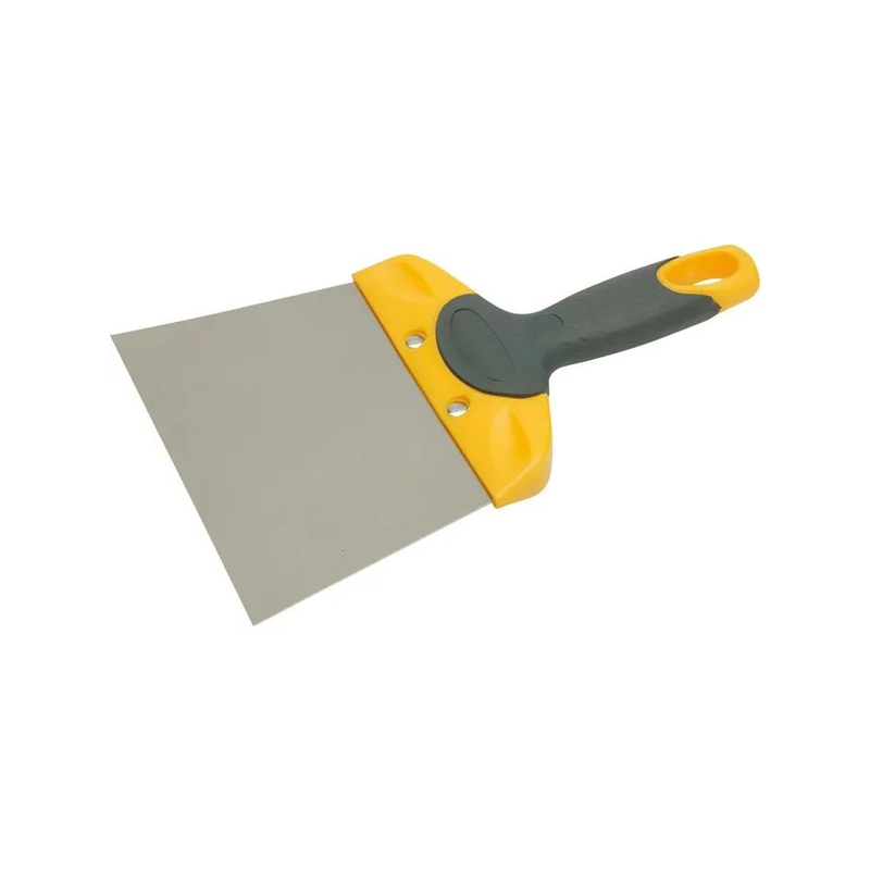 Couteau à enduire inox manche bimatière 12cm
