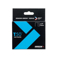 Agrafes galvanisées 12mm x1250 pour agrafeuse t50