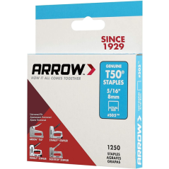 Agrafes 8mm x1250 pour agrafeuse arrow t50