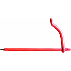 Chevillette maçon ronde acier forgé 30cm