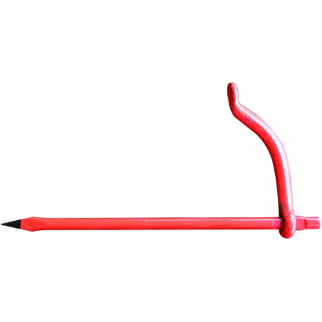 Chevillette maçon ronde acier forgé 30cm