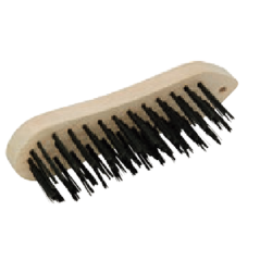 Brosse métallique violon rigide 205mm fils de 37mm 5 rangs