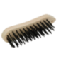 Brosse métallique violon rigide 205mm fils de 37mm 5 rangs