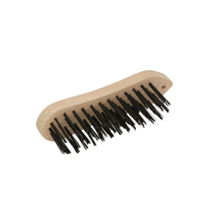 Brosse métallique violon souple 205mm fils de 37mm 5 rangs