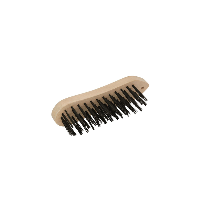 Brosse métallique violon souple 205mm fils de 37mm 5 rangs