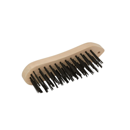 Brosse métallique violon souple 205mm fils de 37mm 5 rangs