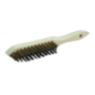 Brosse métalique souple 28cm fils de 28mm 4 rangs