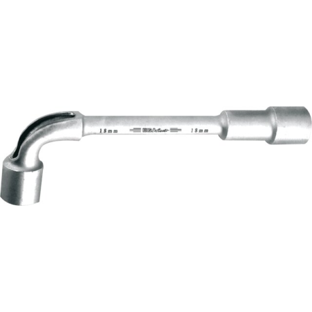 Clé à pipe débouchée polie chromée 16mm Ega