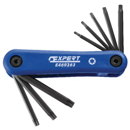 Jeu de 8 clés Torx T9-10-15-20-25-27-30-40