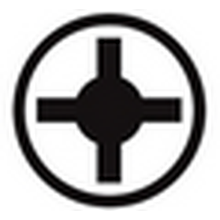 Tournevis cruciforme ph3 embout magnétique 150mm