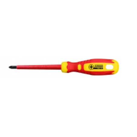 Tournevis cruciforme pozidriv pz2 isolé 1000volts 100mm