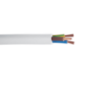 Câble H05VV-F 3G2.5mm² blanc souple v/ml