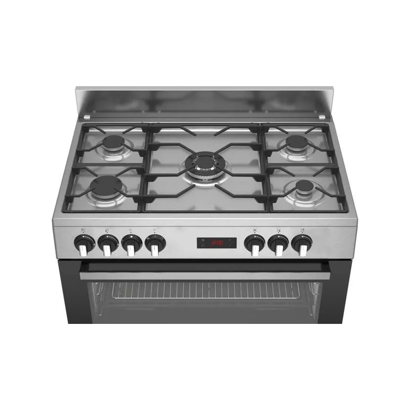 Cuisinière à gaz 5 feux + four 111l Beko