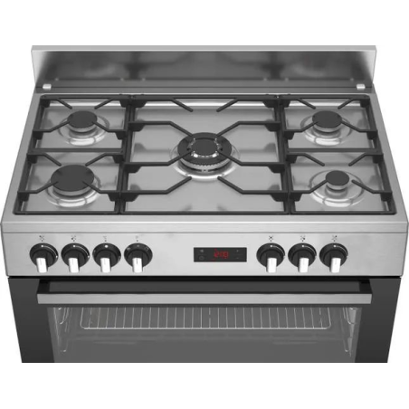 Cuisinière à gaz 5 feux + four 111l Beko