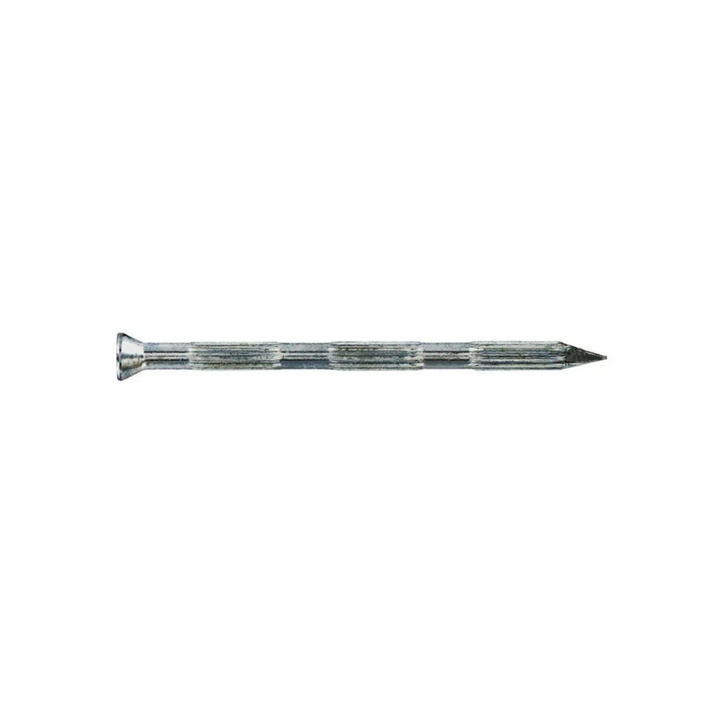 Pointe béton striée acier zingué 2.7x30mm 50g