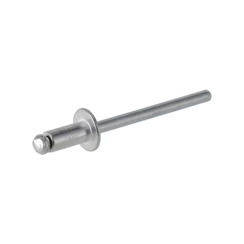 Rivet alu/acier aveugle tête plate 4x12mm x100