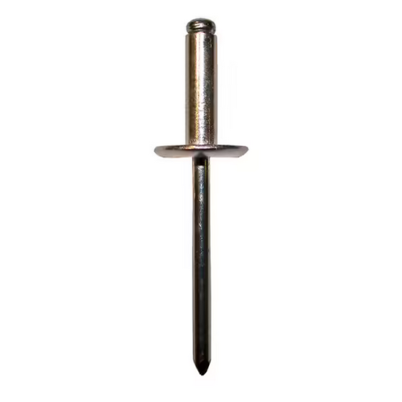 Rivet alu/acier aveugle tête plate 4x16.5mm x40