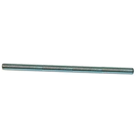 Tige filetée acier zingué blanc 4mm 1m
