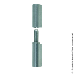 Paumelle à souder Maroc inox h.140mm x1