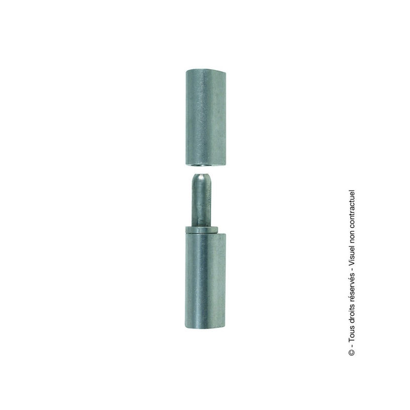 Paumelle à souder Maroc inox h.60mm x1
