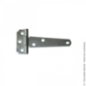 Penture anglaise legere acier zingué blanc 125mm