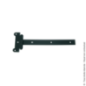 Penture type F fs 30x600mm 6 trous noire