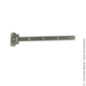 Penture type F fs inox 30x500mm 8 trous