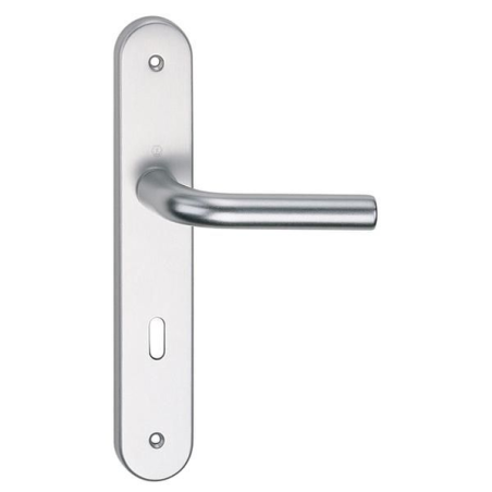 Poignee de porte à clé L champagne