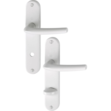 Poignee de porte à condamnation blanc